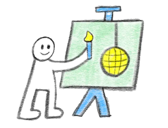 Branding Cartoon Illustration